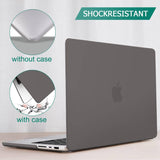 MacBook Pro 14 Max Inch Case 2023 2022 2021 M2 A2779 M1 A2442 Hardshell Case Keyboard Cover Grey