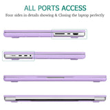 MacBook Pro 14 Max Inch Case 2023 2022 2021 M2 A2779 M1 A2442 Hardshell Case Keyboard Cover Purple