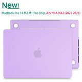 MacBook Pro 14 Max Inch Case 2023 2022 2021 M2 A2779 M1 A2442 Hardshell Case Keyboard Cover Purple