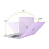 MacBook Pro 14 Max Inch Case 2023 2022 2021 M2 A2779 M1 A2442 Hardshell Case Keyboard Cover Purple