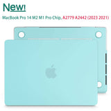 MacBook Pro 14 Max Inch Case 2023 2022 2021 M2 A2779 M1 A2442 Hardshell Case Keyboard Cover Turquoise