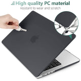 MacBook Pro 16 inch Case 2023 2022 2021 M2 A2780 A2485 M1 Pro/Max Hard Shell Case Keyboard Cover Black