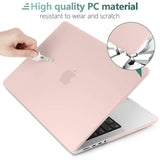 MacBook Pro 16 inch Case 2023 2022 2021 M2 A2780 A2485 M1 Pro/Max Hard Shell Case Keyboard Cover Sold Pink