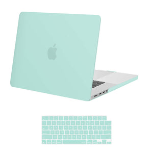 MacBook Pro 16 inch Case 2023 2022 2021 M2 A2780 A2485 M1 Pro/Max Hard Shell Case Keyboard Cover Green