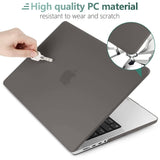 MacBook Pro 16 inch Case 2023 2022 2021 M2 A2780 A2485 M1 Pro/Max Hard Shell Case Keyboard Cover Grey