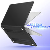 2023 2022 MacBook Air 13 inch case M2 Model A2681 Hard Shell Case Keyboard Cover Black