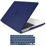 2023 2022 MacBook Air 13 inch case M2 Model A2681 Hard Shell Case Keyboard Cover Blue