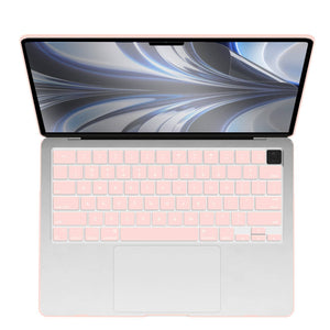 2023 2022 MacBook Air 13 inch case M2 Model A2681 Hard Shell Case Keyboard Cover Sold Pink