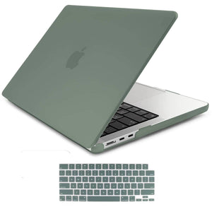 2023 2022 MacBook Air 13 inch case M2 Model A2681 Hard Shell Case Keyboard Cover Midnight Green