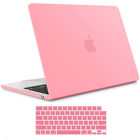 2023 2022 MacBook Air 13 inch case M2 Model A2681 Hard Shell Case Keyboard Cover Pink