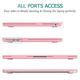 2023 2022 MacBook Air 13 inch case M2 Model A2681 Hard Shell Case Keyboard Cover Pink