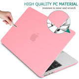 2023 2022 MacBook Air 13 inch case M2 Model A2681 Hard Shell Case Keyboard Cover Pink