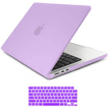 2023 2022 MacBook Air 13 inch case M2 Model A2681 Hard Shell Case Keyboard Cover Purple