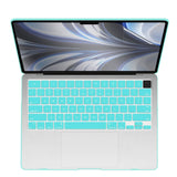 2023 2022 MacBook Air 13 inch case M2 Model A2681 Hard Shell Case Keyboard Cover Turquoise