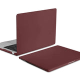 2023 2022 MacBook Air 13 inch case M2 Model A2681 Hard Shell Case Keyboard Cover Wine Red