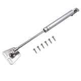 2 Pcs 100N Cabinet Door Hydraulic Hinge Metal Head Lift Support Soft Close & Buffer Telescopic