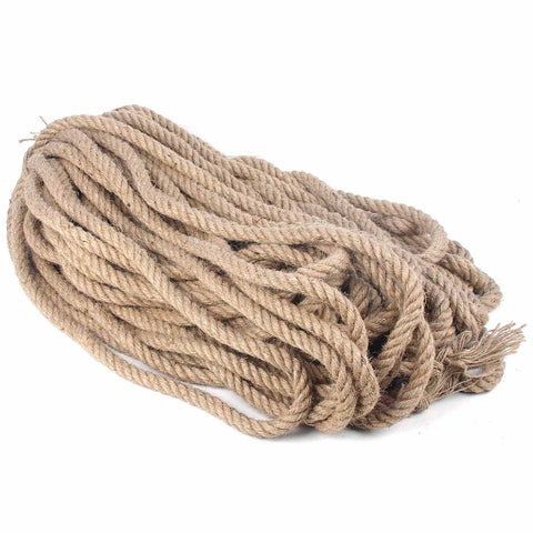 50m Sisal 20mm Rope Natural Twine Cord Thick Jute Hemp Manila  Crafting Home Decor