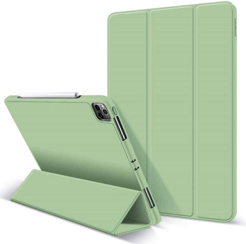 iPad Pro 11 Inch 2020 Soft Tpu Smart Premium Case Auto Sleep Wake Stand Cover Pencil holder Green