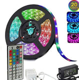 5050 RGB LED Strip Lights Waterproof SMD 300 IP65 5m 12V 44key IR Controller