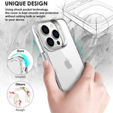 For iPhone 15 Pro Case iCoverLover Shockproof Cover Clear