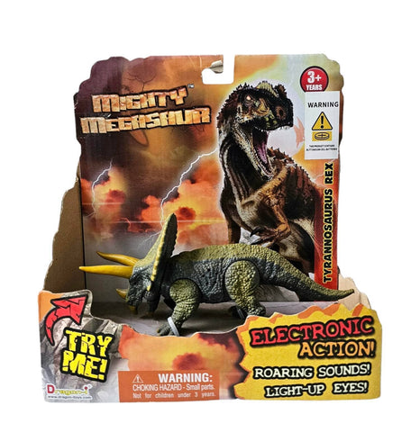 Mighty Megasaur Electronic Action Dinosaur Triceratops