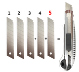 3 SETS of Utility knife holder with metal Utility Knife + 5 Blades