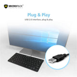 PC Keyboard Ergonomic USB Interface Multimedia Hotkey for Notebook Labtop