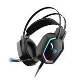 7.1 Surround RGB Gaming Headset Automatic Adjustment Headband Rainbow Light