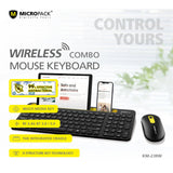 Bluetooth Wireless PC Keyboard Mouse Set For Computer Laptop Power Saving PC