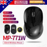 Wireless PC Laptop Desktop Mouse Switch Bluetooth Optical Sensor nano receiver