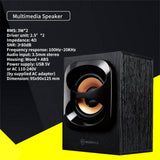 Rich Sound Multimedia Speaker USB+AC Power Ensure Sound Quality and Reduce Noise