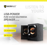 Rich Sound Multimedia Speaker USB+AC Power Ensure Sound Quality and Reduce Noise