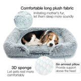 Pet Dog Comfort Bed Plush Bed Comfortable Nest Removable Cleaning Kennel XXL