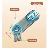 Cleanix Multi-functional Cup Cleaning Brush Bottle Nipple Cleaning Tool Three-in-one