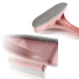 Cleanix Multifunctional Glass Cleaner Screen Brush Double Sided Window Cleaning Pink