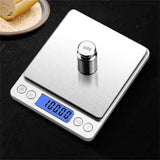 Cookingstuff Digital Scales Kitchen Scale LCD Food Stainless Steel Battery 500g