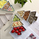 Cookingstuff Small Tree Split Dried Fruit Plate Household Creative Plate Plastic Snack Box