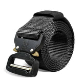 Mountgear Multifunctional Men's Outdoor Tactical Belt Outside Military Training Belt Black