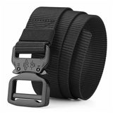 Mountgear Multifunctional Men's Outdoor Tactical Belt Outside Military Training Belt Black