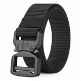 Mountgear Multifunctional Men's Outdoor Tactical Belt Outside Military Training Belt Black