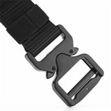 Mountgear Multifunctional Men's Outdoor Tactical Belt Outside Military Training Belt Black