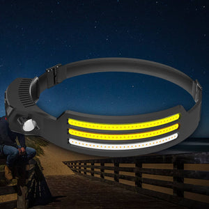 Mountgear Wave Sensing COB Head Light Outdoor Riding Light USB Rechargeable Light