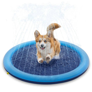 Pawfriends Thick Anti-Skid Pet Water Spray Mat Children Playing Outdoor Water Spray Mat M