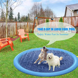 Pawfriends Thick Anti-Skid Pet Water Spray Mat Children Playing Outdoor Water Spray Mat XL