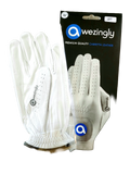 Premium Quality Cabretta Leather Golf Glove for Men - White (XL)