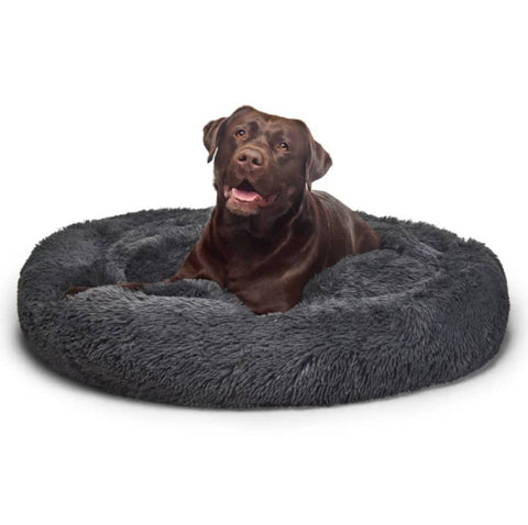 Fur King "Aussie" Calming Dog Bed - XL -Grey