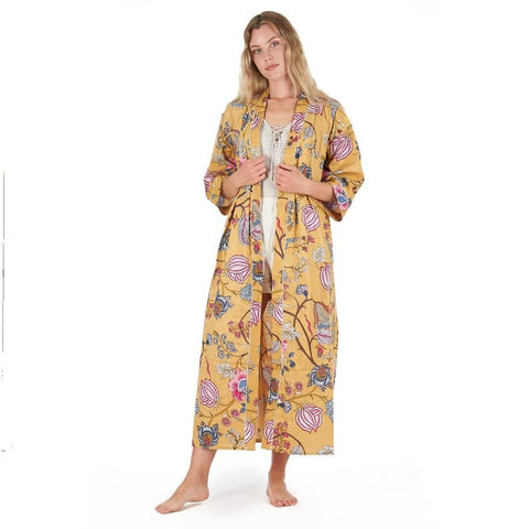 Linen Connections Frida Cotton Kimono Bathrobe Valentines Day Gift Turkish Cardigan Nightwear Dressing Gown Beach Bikini Summer CK134