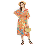 Cotton Kaftan, Caftan, Maxi Dress, Cotton Dress, Plus size Clothing, Comfortable clothing for Women, Maternity Gown, Long Robe, Night Gown Kaf48