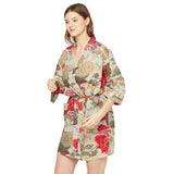 Kimono Cotton Kimono Bathrobe Frida Valentines Day GiftBird Bathrobe Turkish Bathrobe Cardigan Nightwear Dressing Gown Beach Bikini Summer SCK02