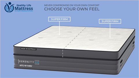 Serenity King Split Feel Mattress – Both Sides Super Firm